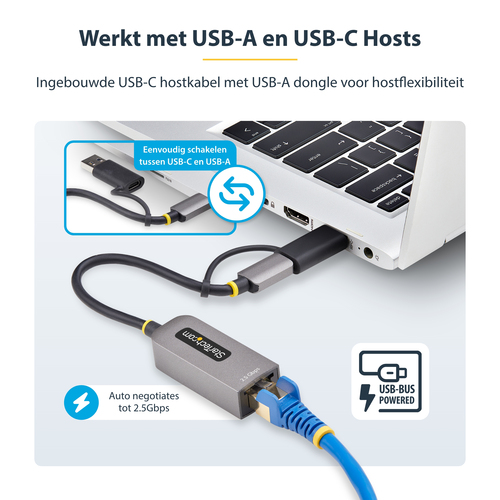 STARTECH USB Type-C Ethernet Adapter, afbeelding 8