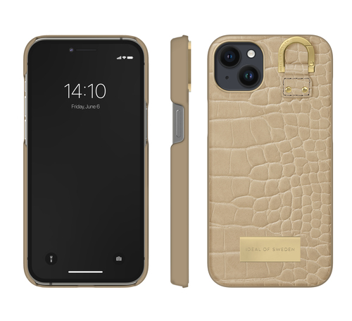 iDeal of Sweden Atelier Case iPhone 14PL Warm Beige Croco – image 2