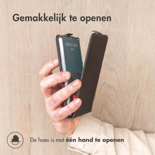Accezz Flipcase Samsung Galaxy S24 FE Telefoonhoesje Zwart, afbeelding 5
