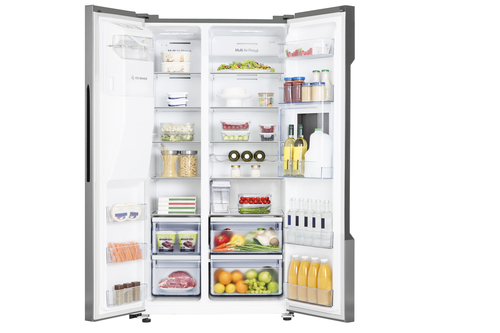 Hisense RS694N4BCF side-by-side refrigerator Freestanding – image 2