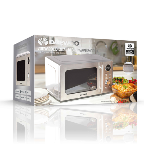 Daewoo SDA2071 microwave Stainless steel Grill microwave – image 1
