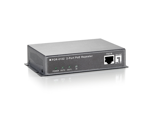 LevelOne PoE Repeater, 2 Ports, Cascadable – image 1
