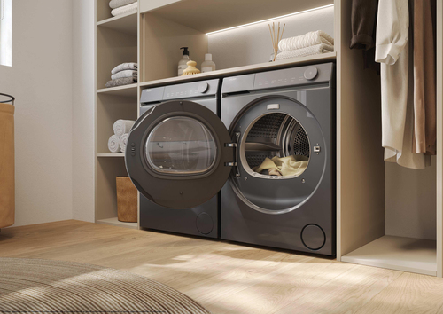 Haier X Series 7 HD100-C367GU1-UK WiFi-enabled 10 kg Heat Pump Tumble Dryer - Graphite, Silver/Grey - image 8
