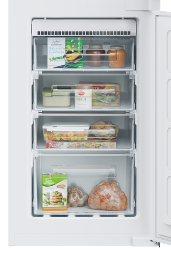 Candy CB50N518EK 177cm 50/50 Integrated Total No Frost Fridge Freezer with Sliding Door Hinge - White - E Rated, White - image 6