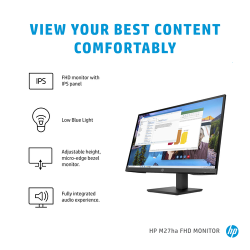 HP M27ha FHD Monitor – image 4