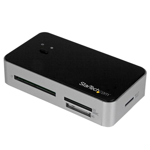 StarTech.com USB 3.0 Multi Media Flash Memory Card Reader with 2-Port USB 3.0 Hub & USB Fast Charge Port