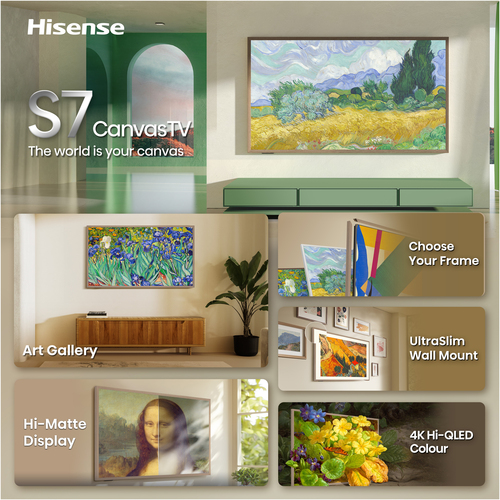 Hisense 55S7STUK TV 139.7 cm (55") 4K Ultra HD Smart TV Wi-Fi Black – image 2