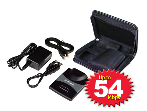 D-Link DWL-G730AP AirPlus G High Speed 2.4GHz (802.11g) Wireless Pocket Router/AP