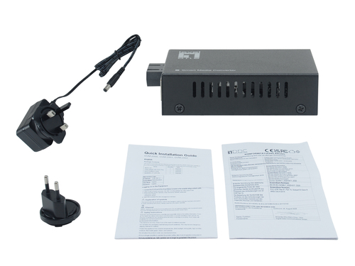 LevelOne Smart Gigabit RJ45-SC Media Converter, Single-Mode Fiber, 1310nm, 20km, Compatible with 19-inch rack-mountable chassis – image 4