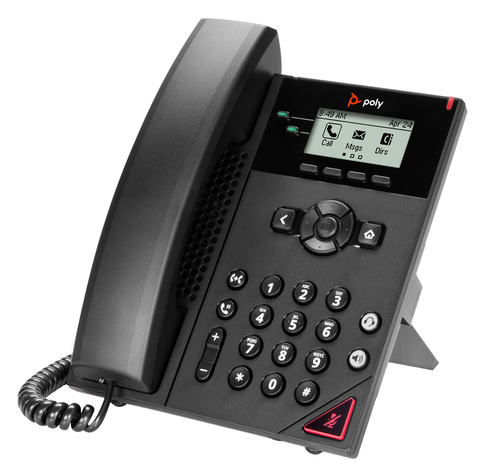 HP Poly VVX 150 2-Line IP Phone and PoE-enabled – image 3