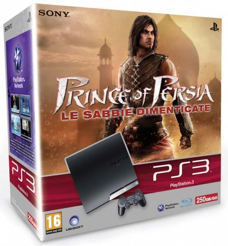 Sony Interactive Entertainment 250GB Playstation 3 Slim + Prince of Persia: The Forgotten Sands
