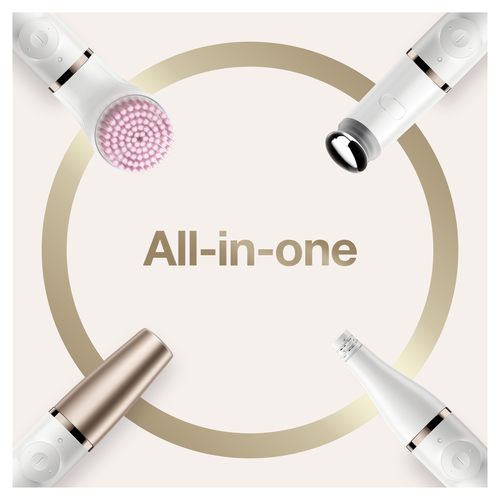 Braun FaceSpa Pro 912 10 tweezers White, Bronze – image 7