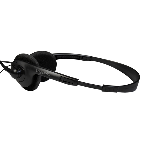 Logilink Stereo-Headset, 1x 3,5-mm-Klinke Bügelmikro Eco-Box, afbeelding 5