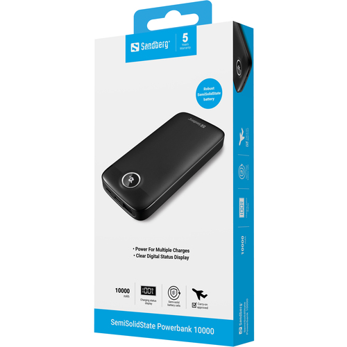 Sandberg SemiSolidState Powerbank 10000 – image 5