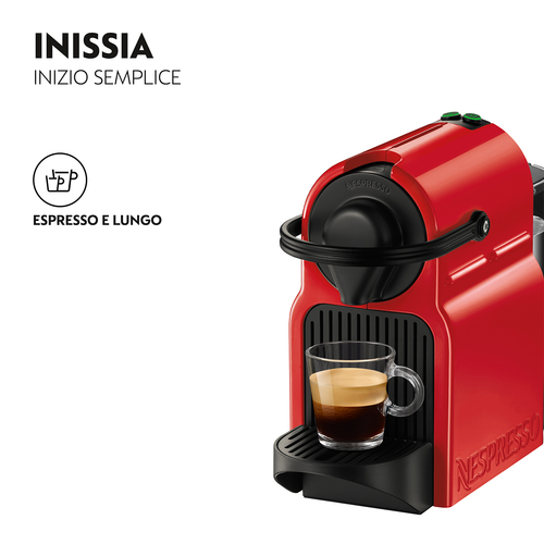 Krups Nespresso Inissia Rood XN1005, afbeelding 2
