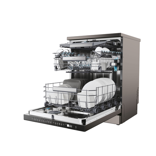 Haier I Pro Shine 7 XF4A4M4PA Full-size WiFi-enabled Dishwasher - Graphite, Black - image 6