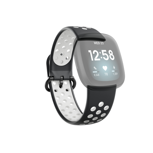Hama 00086238 smart wearable accessory Ремень Черный, Серый Силиконовый