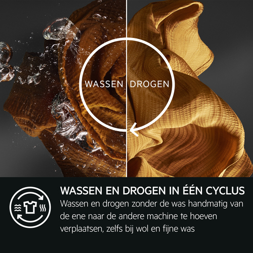 AEG LWR739X64 7000 serie ProSteam Was-droogcombinatie Wit, afbeelding 6