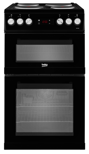 Beko KDV555AK 50cm Double Oven Electric Cooker