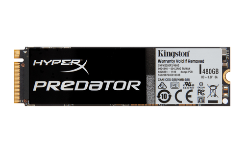HyperX Predator SHPM2280P2H/480G internal solid state drive – image 5