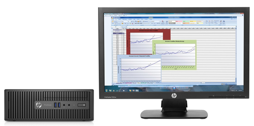 HP ProDesk 400 G3 SFF + ProDisplay P222va – image 1
