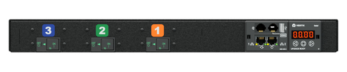 Vertiv UI30024 блок распределения питания 12 розетка(и) 1U Черный