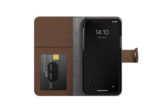 iDeal of Sweden Magnet Wallet+ iPhone 11 / XR Dark Brown – image 5