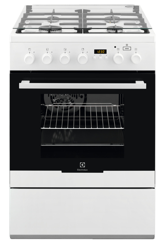 Electrolux EKK64984OW Freestanding cooker Electric Gas White