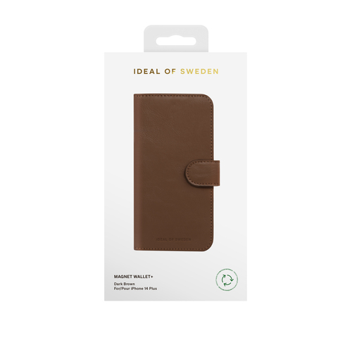 iDeal of Sweden Magnet Wallet+ iPhone 15 Plus Dark Brown – image 5