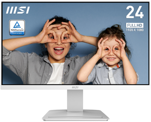 MSI Pro MP2412W монитор для ПК 60,5 cm (23.8") 1920 x 1080 пикселей Full HD ЖК Белый