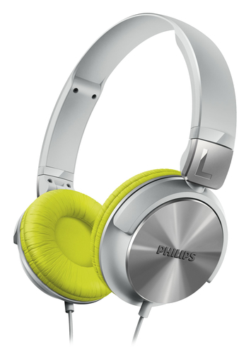 Philips SHL3160YL/00 headphones/headset Wired Head-band Green, Grey