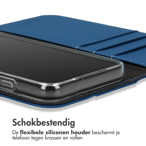 Accezz Wallet Case voor Apple iPhone 14 Pro Telefoonhoesje Blauw, afbeelding 3