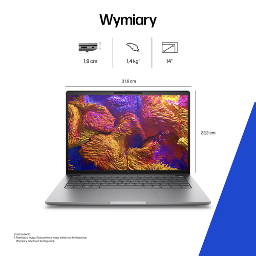 HP Inc. Stacja robocza ZBU G1AK RAI7PRO 350 1TB/16GB/Win11P/14 cali  A3ZW1ET