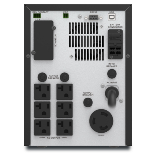 APC SMV3000CA sistema de alimentación ininterrumpida (UPS) Línea interactiva 3 kVA 2100 W 7 salidas AC imagen 2