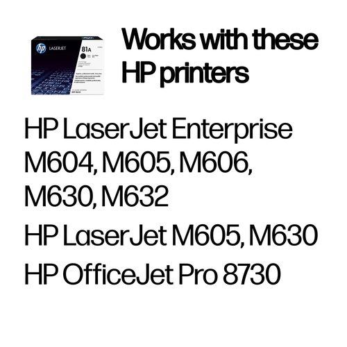 HP 81A Black Original LaserJet Toner Cartridge (CF281A) - image 2
