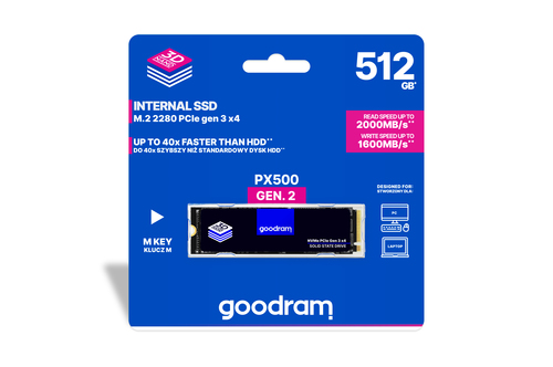 Goodram PX500 M2 PCIe NVMe 512GB – image 6