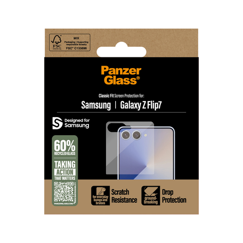 PanzerGlass Screen Protector Samsung Galaxy Z Fold7  Classic Fit – Foto 4 von 5