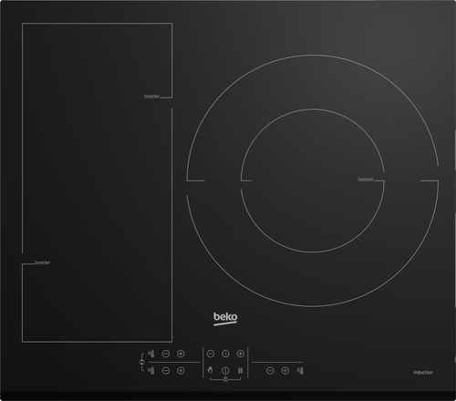 Beko HII63201FMTB hob Black Built-in