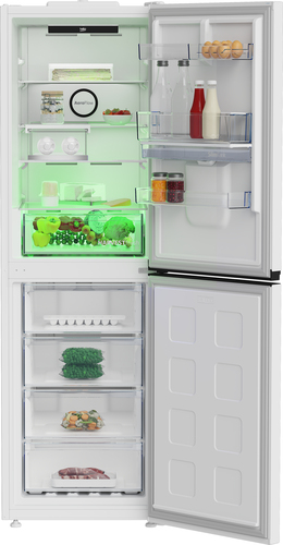 Beko HarvestFresh AeroFlow CNG4692DVW 50/50 Fridge Freezer - White - image 3