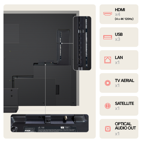 LG OLED83G45LW.AEK TV 2.11 m (83") 4K Ultra HD Smart TV Wi-Fi Silver – image 9