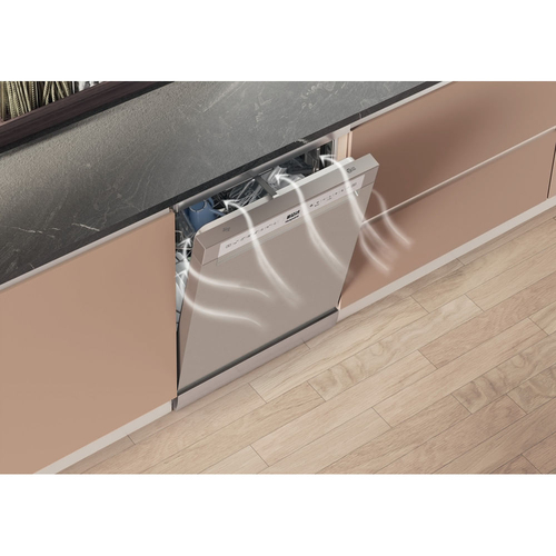 Hotpoint H7FHS51X 60cm Dishwasher in Silver 15 Place Setting B Rated - image 8