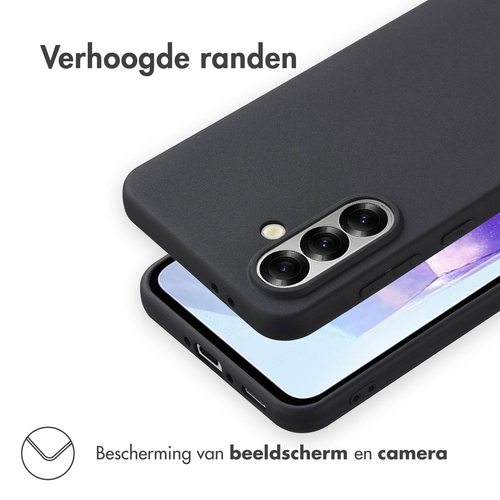 Accezz Color Backcover voor de Samsung Galaxy A36 - Zwart, afbeelding 2
