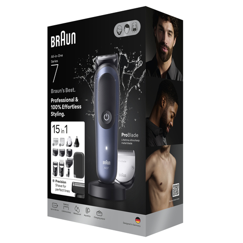 Braun 80789909 hair trimmers/clipper Dark Blue 21 Lithium-Ion (Li-Ion) – image 4
