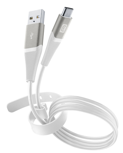Cellularline 8018080433610 USB кабель 1,2 m USB A USB C Белый