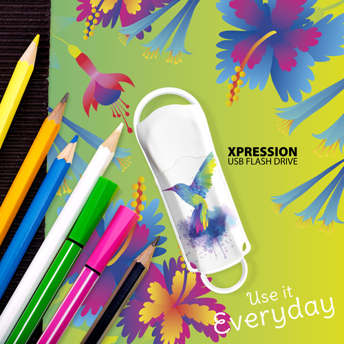 Integral 128GB USB3.0 DRIVE XPRESSION HUMMING BIRD – image 6