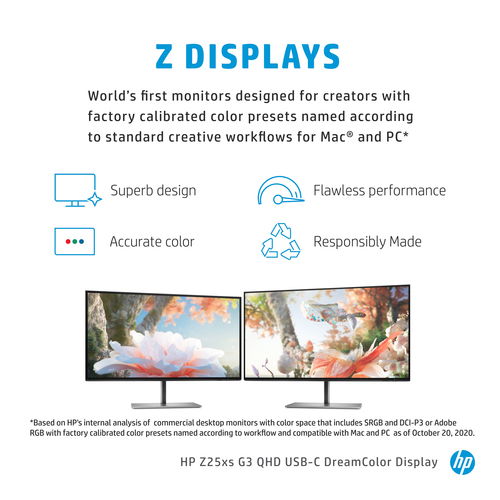 HP Z25xs G3 QHD USB-C DreamColor Display – image 3