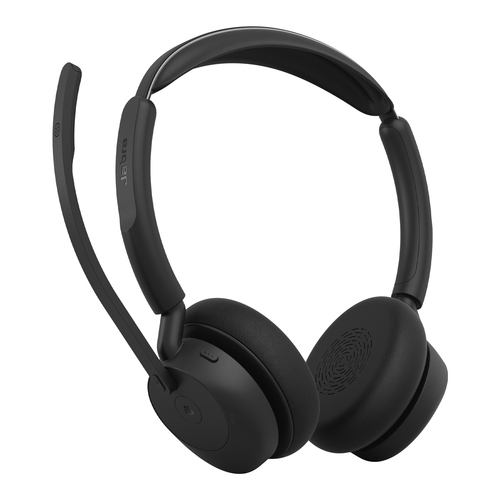 Jabra Evolve3 45 MS Stereo Black (USB-A) + Oplaadstandaard - Headset, afbeelding 5