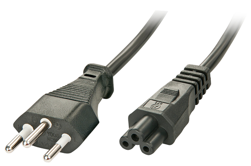 Product image: Lindy 30412 power cable Black 2 m C5 coupler
