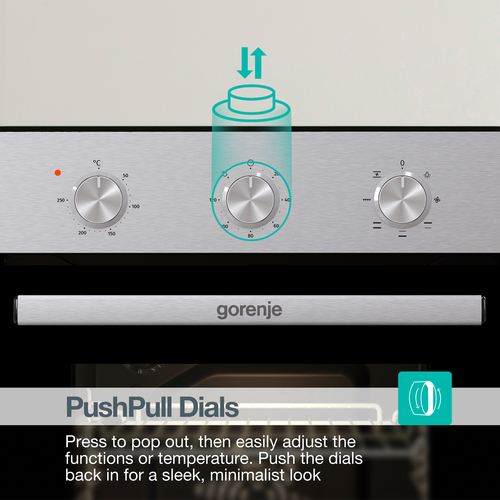 Gorenje BO6615E01X Built In Electric Single Oven - Stainless Steel – image 4