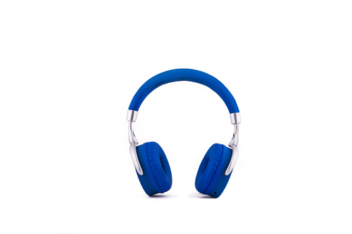 CoolBox COO-AUB-12BL headphones/headset Wired & Wireless Head-band Calls/Music Bluetooth Blue, White – image 2